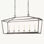 Carrick English Openwork Rectangular Chandelier 54"