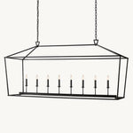 Carrick English Openwork Rectangular Chandelier 72"