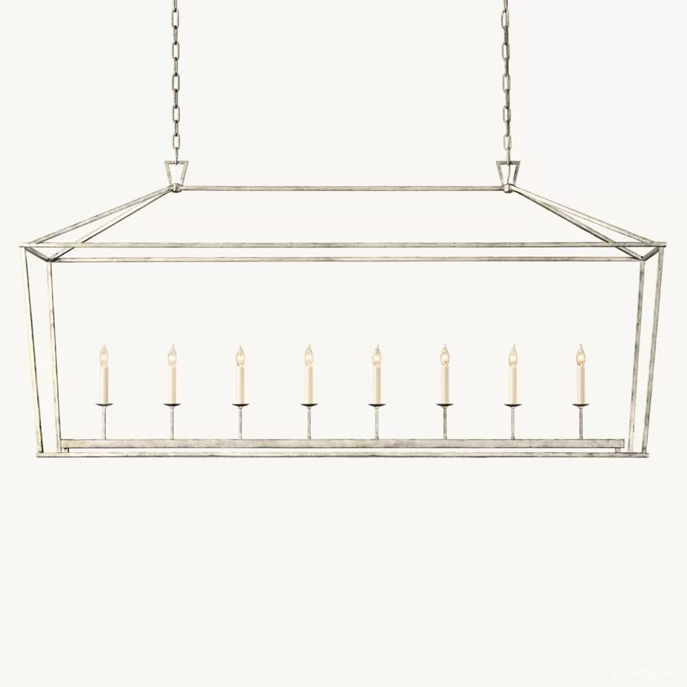 Carrick English Openwork Rectangular Chandelier 54"