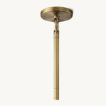 Cielo Lustred Glass Three-Tier Round Chandelier 48"