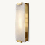 Brielle Alabaster Carved Wall Sconce