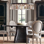 Rhys Beveled Prism Round Chandelier 32"