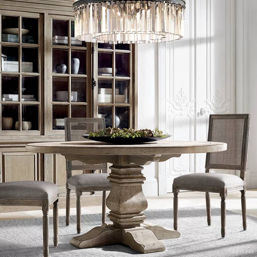 Rhys Beveled Prism Round Chandelier 43"