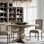 Rhys Beveled Prism Round Chandelier 43"