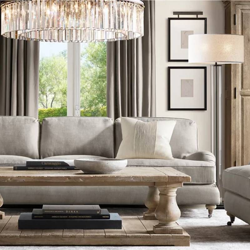 Rhys Beveled Prism Round Chandelier 43"