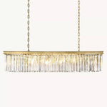 Rhys Beveled Prism Linear Chandelier 49"