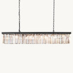 Rhys Beveled Prism Linear Chandelier 60"