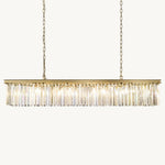 Rhys Beveled Prism Linear Chandelier 60"