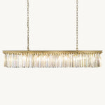 Rhys Beveled Prism Linear Chandelier 60"