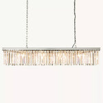 Rhys Beveled Prism Linear Chandelier 60"