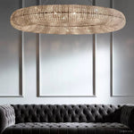 Halo Stranded Crystal Round Chandelier 72"