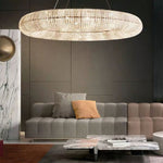 Halo Stranded Crystal Round Chandelier 72"