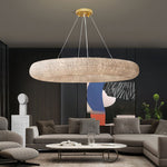 Halo Stranded Crystal Round Chandelier 59"