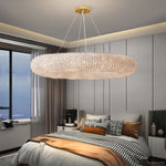 Halo Stranded Crystal Round Chandelier 72"