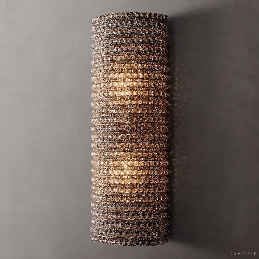 Halo Stranded Crystal Wall Sconce