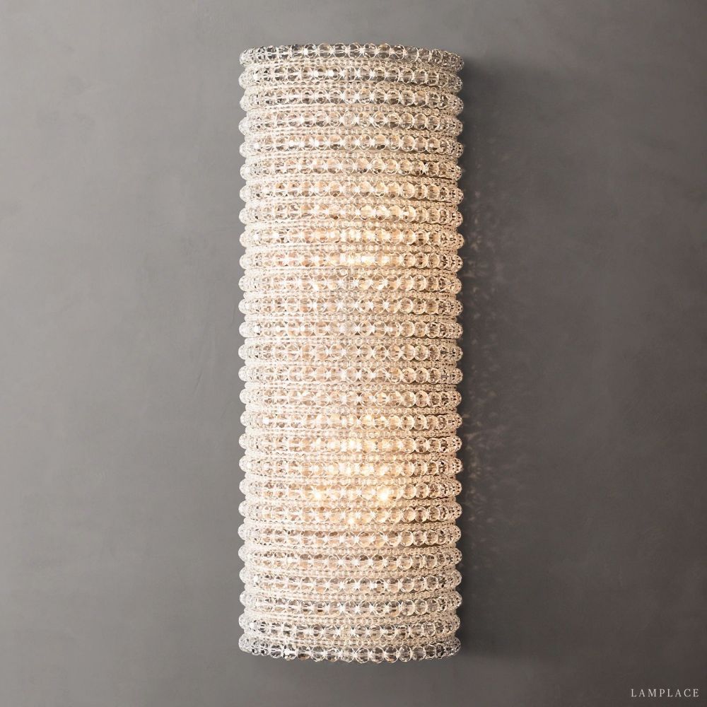 Halo Stranded Crystal Wall Sconce