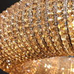 Halo Stranded Crystal Wall Sconce