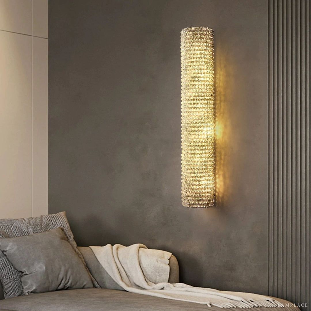 Halo Stranded Crystal Wall Sconce