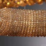 Halo Stranded Crystal Round Chandelier 59"
