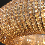 Halo Stranded Crystal Round Chandelier 41"