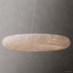 Halo Stranded Crystal Round Chandelier 72"