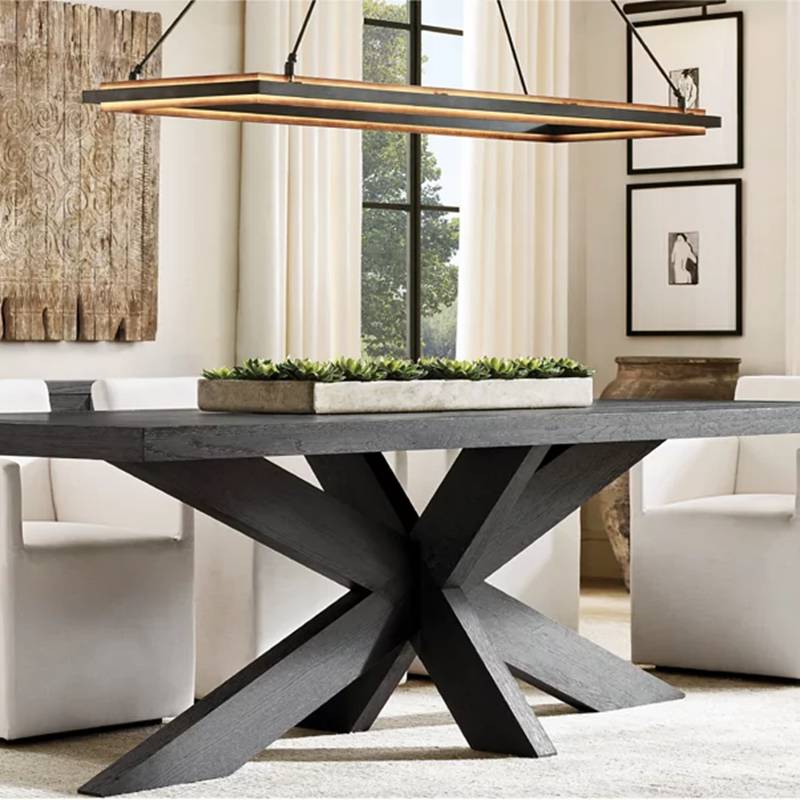 Peralta Forged Ambient Rectangular Chandelier 48"