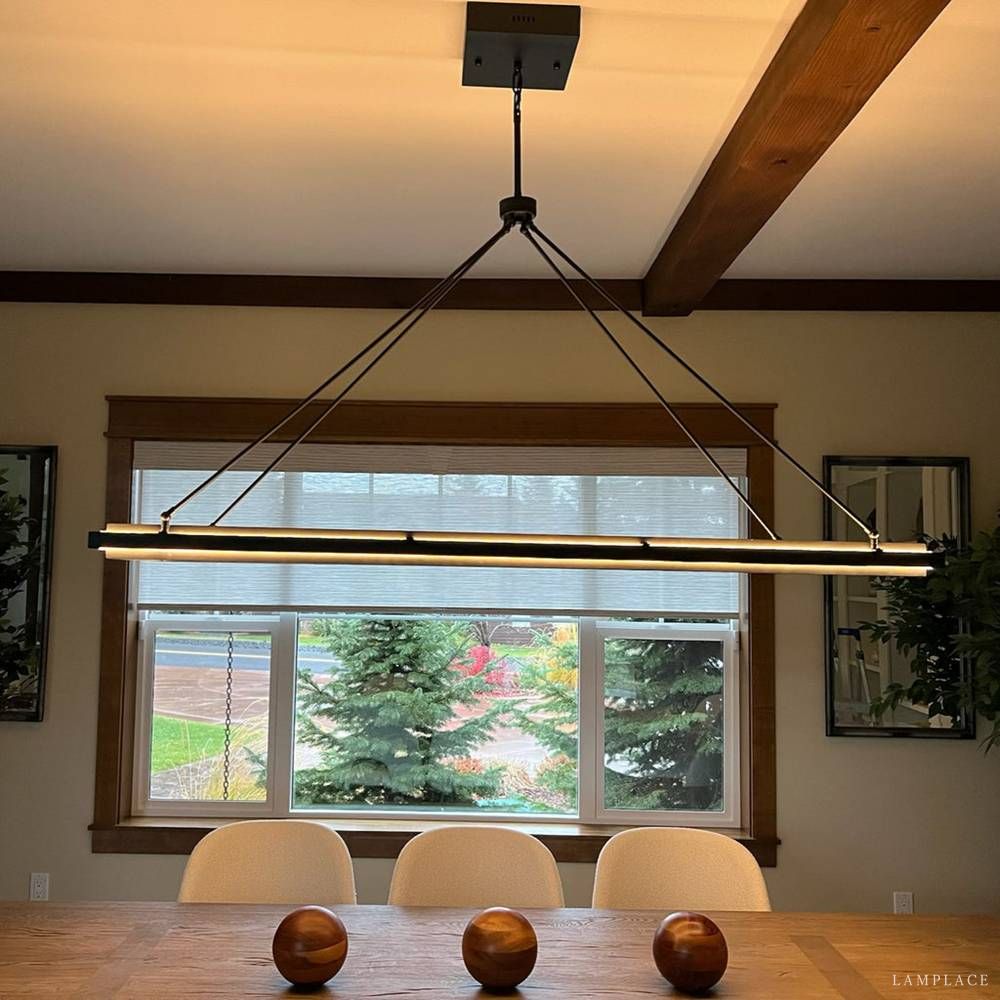Peralta Shadow Glow Rectangular Chandelier
