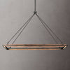 Peralta Forged Ambient Rectangular Chandelier 62"