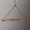 Peralta Forged Ambient Rectangular Chandelier 62"