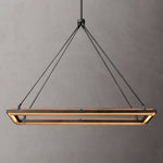 Peralta Forged Ambient Rectangular Chandelier 48"