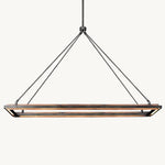 Peralta Forged Ambient Rectangular Chandelier 62"