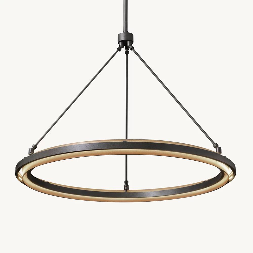Peralta Shadow Glow Round Chandelier