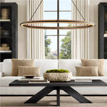 Peralta Shadow Glow Round Chandelier