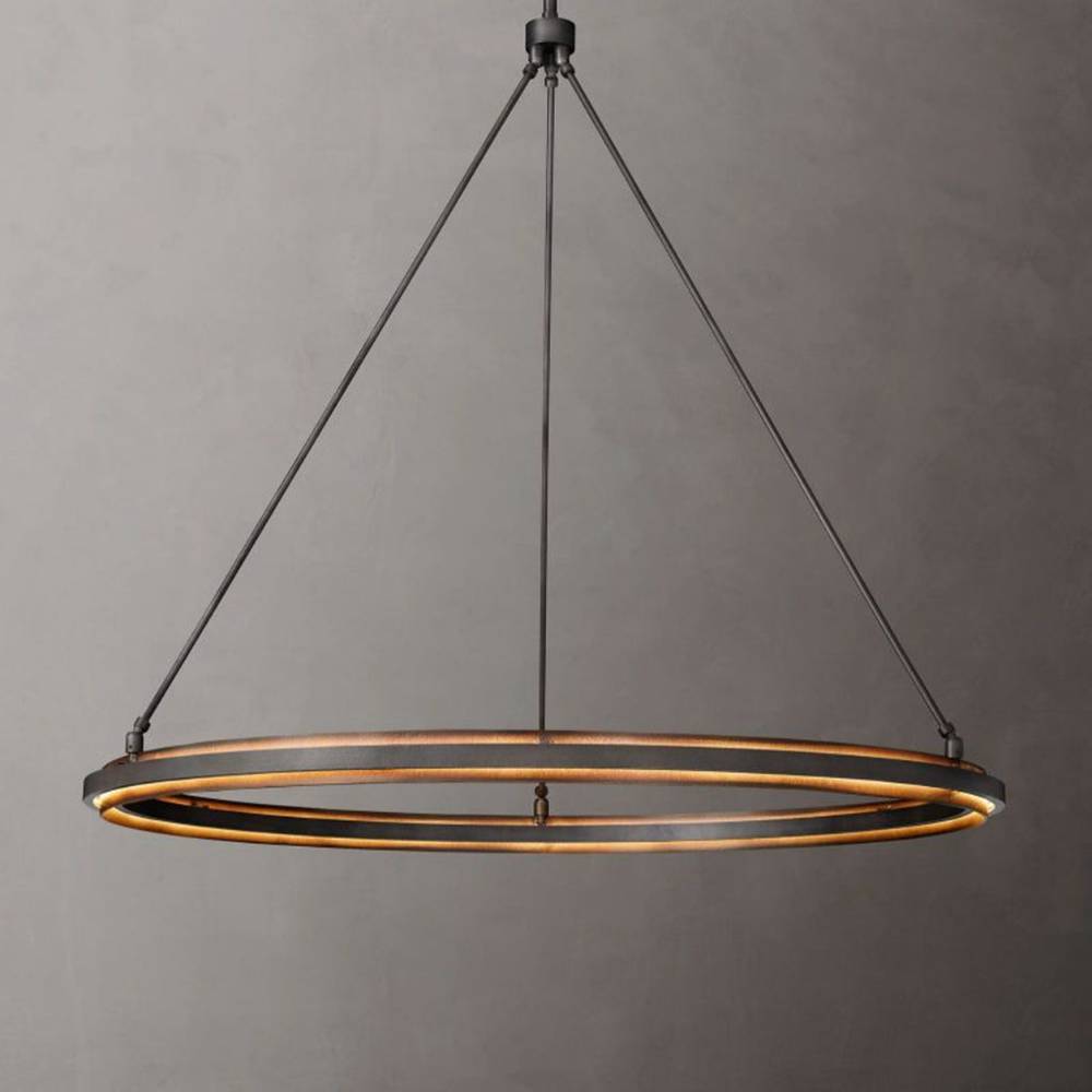 Peralta Shadow Glow Round Chandelier