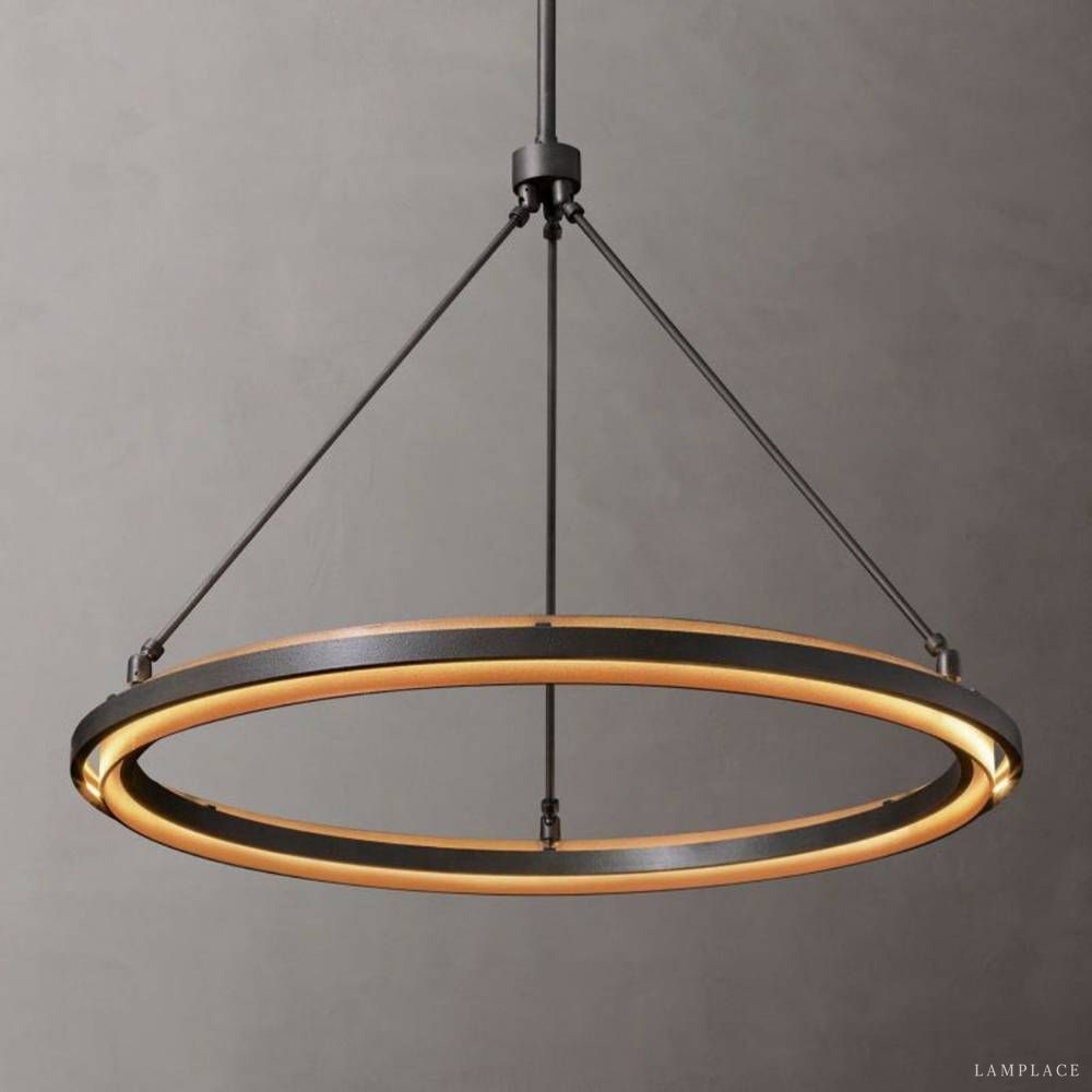 Peralta Forged Ambient Round Chandelier 36"