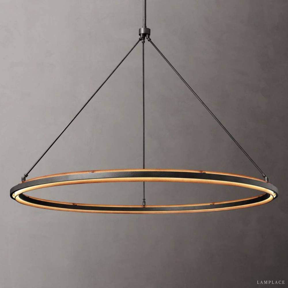 Peralta Forged Ambient Round Chandelier 48"