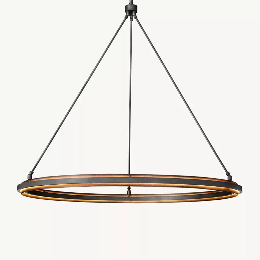 Peralta Shadow Glow Round Chandelier