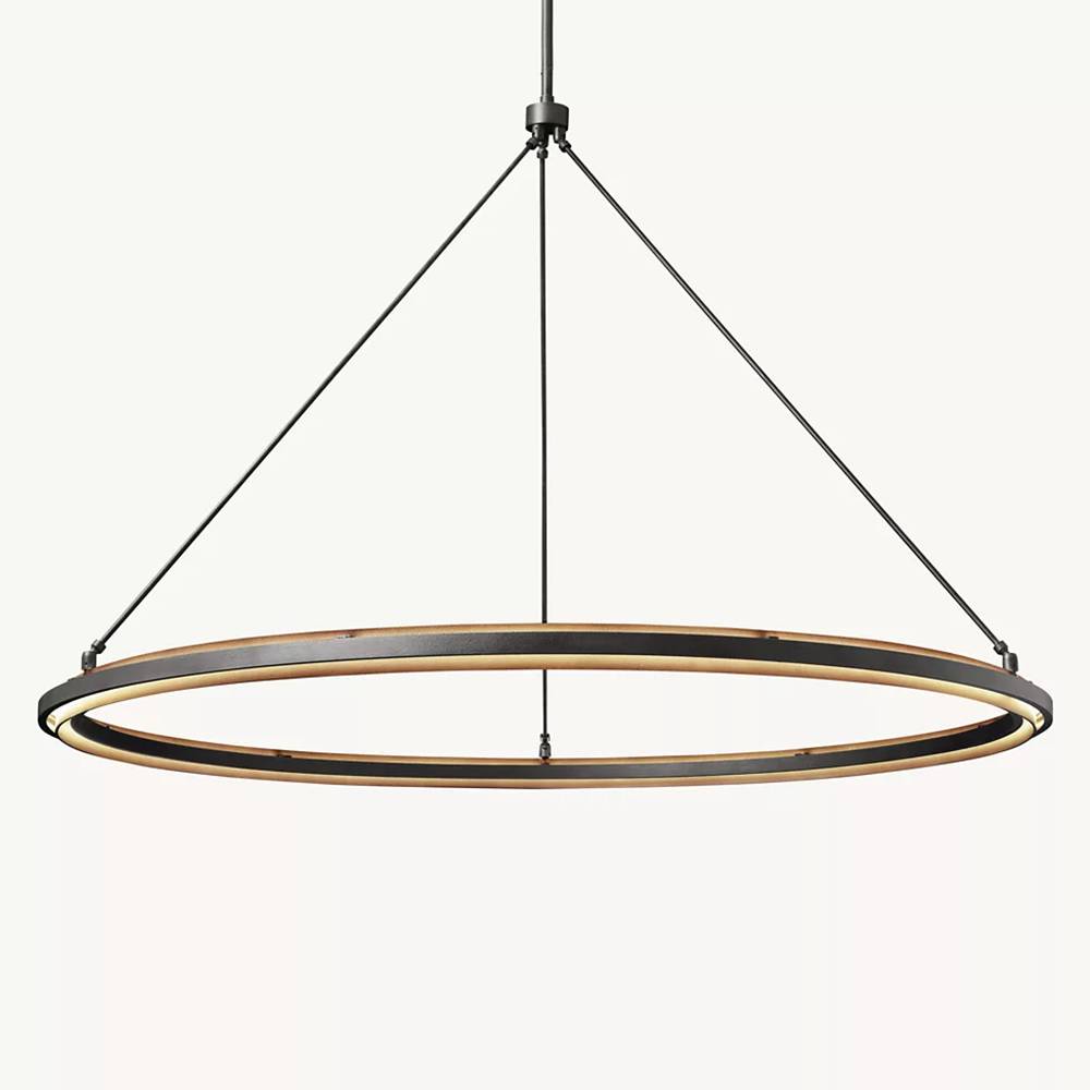 Peralta Shadow Glow Round Chandelier
