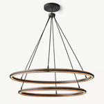 Peralta Forged Ambient Two-Tier Round Chandelier 60"