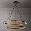 Peralta Shadow Glow Two-Tier Round Chandelier