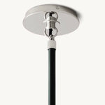 Bistro Transit Globe Glass Chandelier 34"