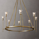 Torche Sculpted Glow Round Chandelier 46"