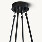 Torche Sculpted Glow Round Chandelier 70"