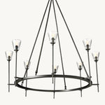 Torche Sculpted Glow Round Chandelier 46"