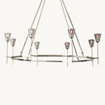 Torche Sculpted Glow Round Chandelier 58"