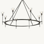 Torche Sculpted Glow Round Chandelier 58"