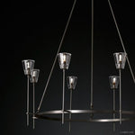 Torche Sculpted Glow Round Chandelier 46"