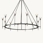 Torche Sculpted Glow Round Chandelier 70"