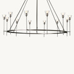 Torche Sculpted Glow Round Chandelier 70"