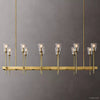 Torche Sculpted Glow Rectangular Chandelier 54"